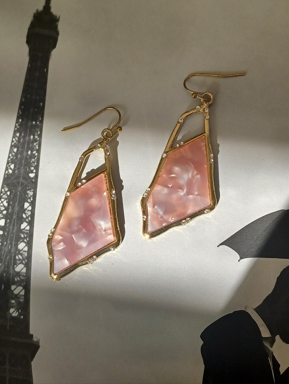 Modern Geometric Shaped Drop Earrings 💖